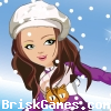 Shining Girl Skiing Dress Up Icon