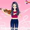 Violin Style Dress Up Icon