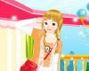 Young Girl Dress Dazzling Icon